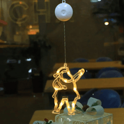 SparkleLights | Lampada LED a forma di stella con fiocco di neve per decorazioni natalizie 0