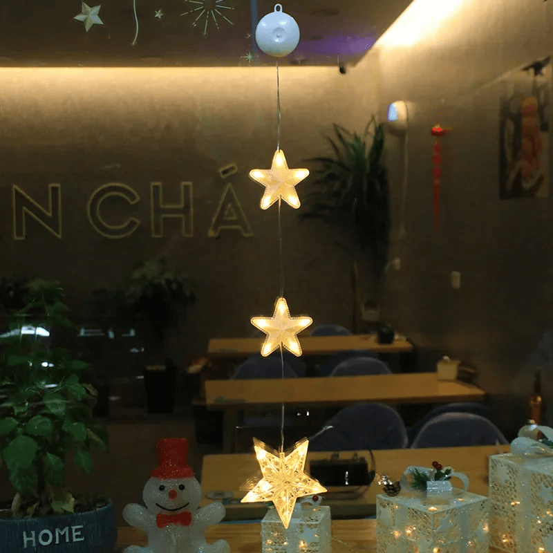 SparkleLights | Lampada LED a forma di stella con fiocco di neve per decorazioni natalizie 10