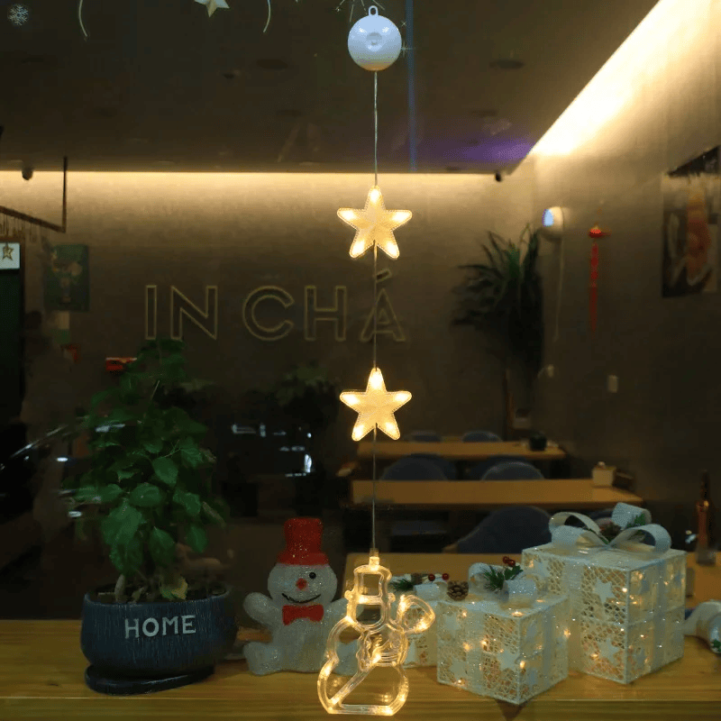 SparkleLights | Lampada LED a forma di stella con fiocco di neve per decorazioni natalizie 11