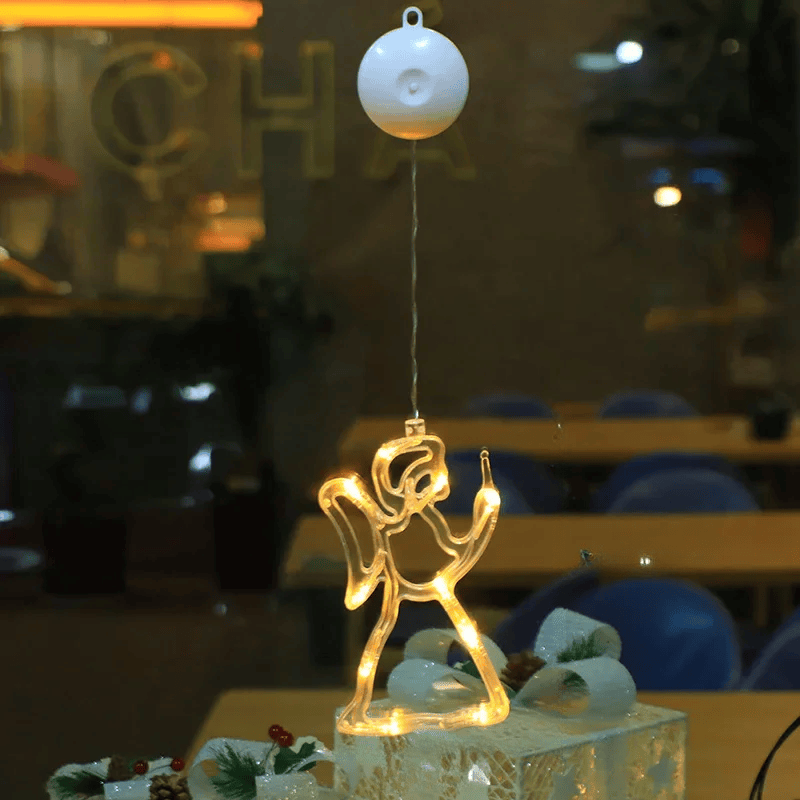 SparkleLights | Lampada LED a forma di stella con fiocco di neve per decorazioni natalizie 12