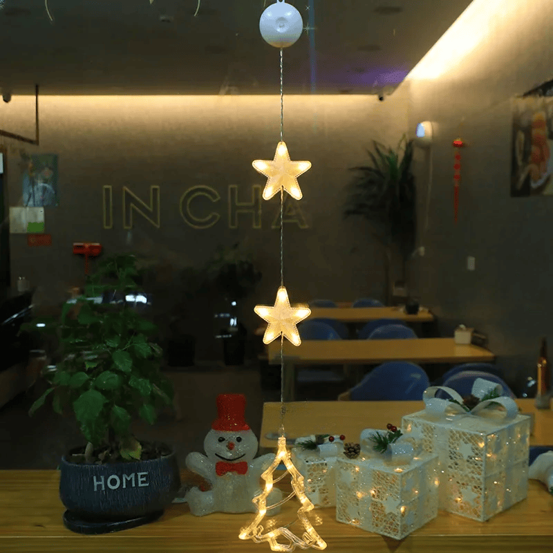SparkleLights | Lampada LED a forma di stella con fiocco di neve per decorazioni natalizie 14