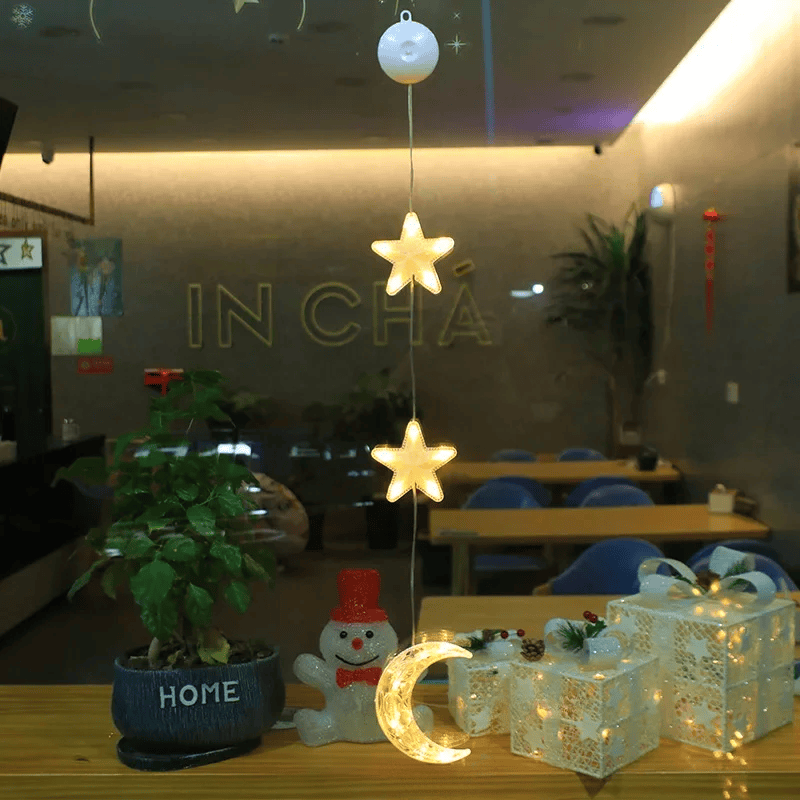 SparkleLights | Lampada LED a forma di stella con fiocco di neve per decorazioni natalizie 16