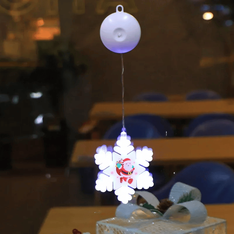 SparkleLights | Lampada LED a forma di stella con fiocco di neve per decorazioni natalizie 18