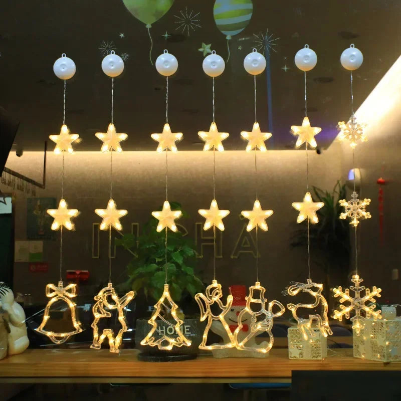 SparkleLights | Lampada LED a forma di stella con fiocco di neve per decorazioni natalizie 2