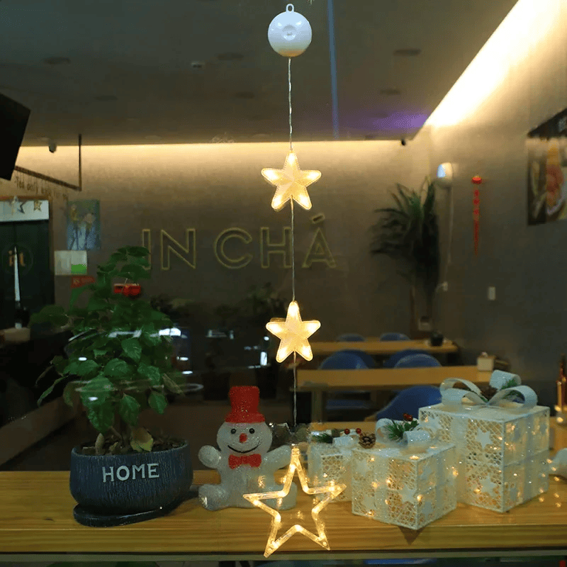SparkleLights | Lampada LED a forma di stella con fiocco di neve per decorazioni natalizie 20