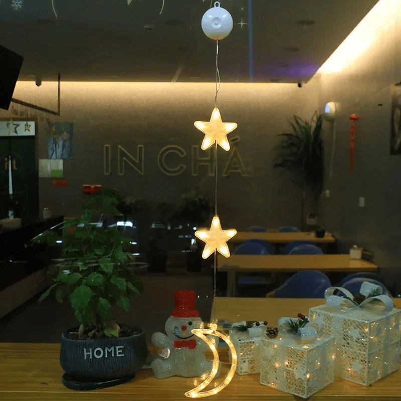 SparkleLights | Lampada LED a forma di stella con fiocco di neve per decorazioni natalizie 21