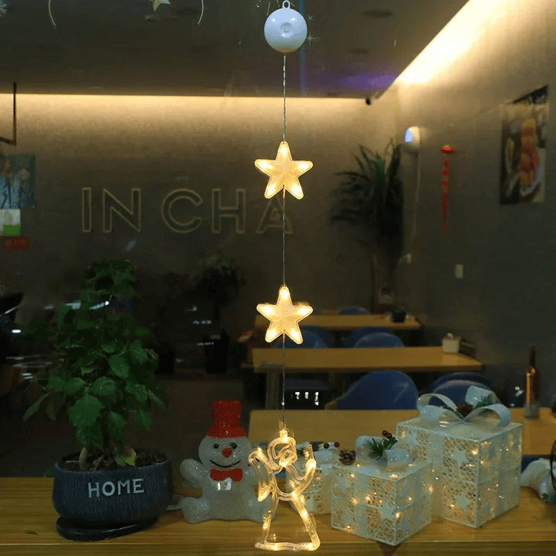 SparkleLights | Lampada LED a forma di stella con fiocco di neve per decorazioni natalizie 27