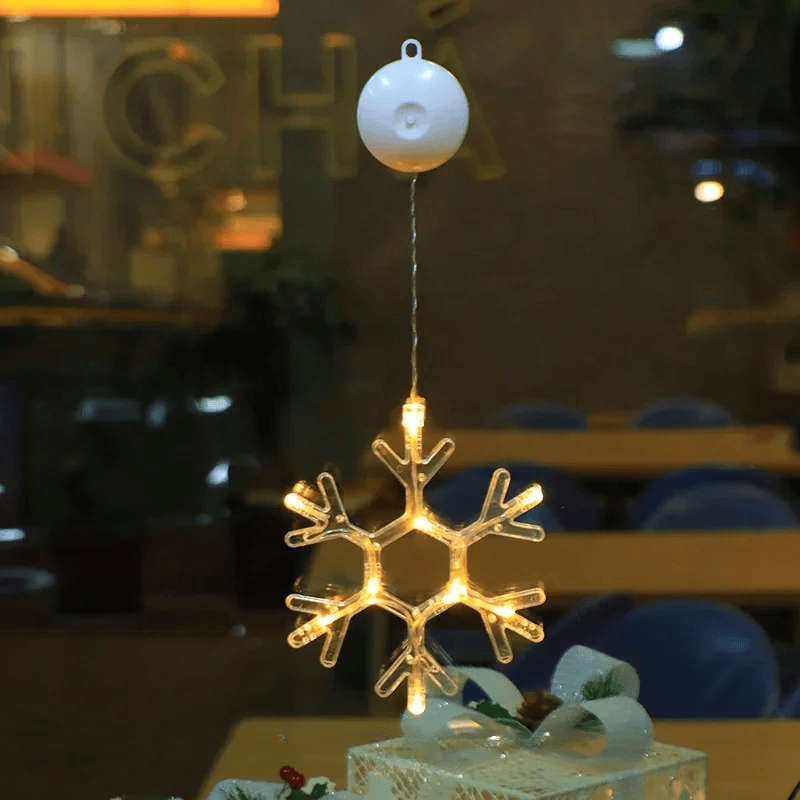 SparkleLights | Lampada LED a forma di stella con fiocco di neve per decorazioni natalizie 31