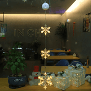 SparkleLights | Lampada LED a forma di stella con fiocco di neve per decorazioni natalizie 34