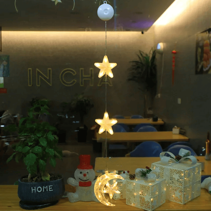 SparkleLights | Lampada LED a forma di stella con fiocco di neve per decorazioni natalizie 36