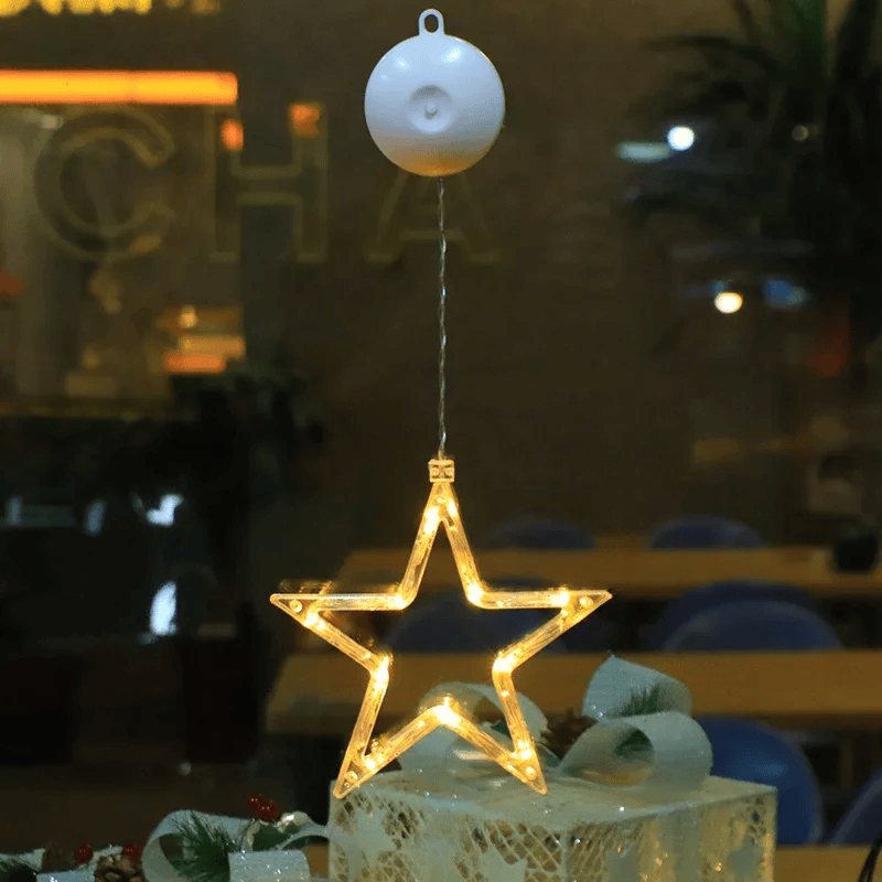 SparkleLights | Lampada LED a forma di stella con fiocco di neve per decorazioni natalizie 8