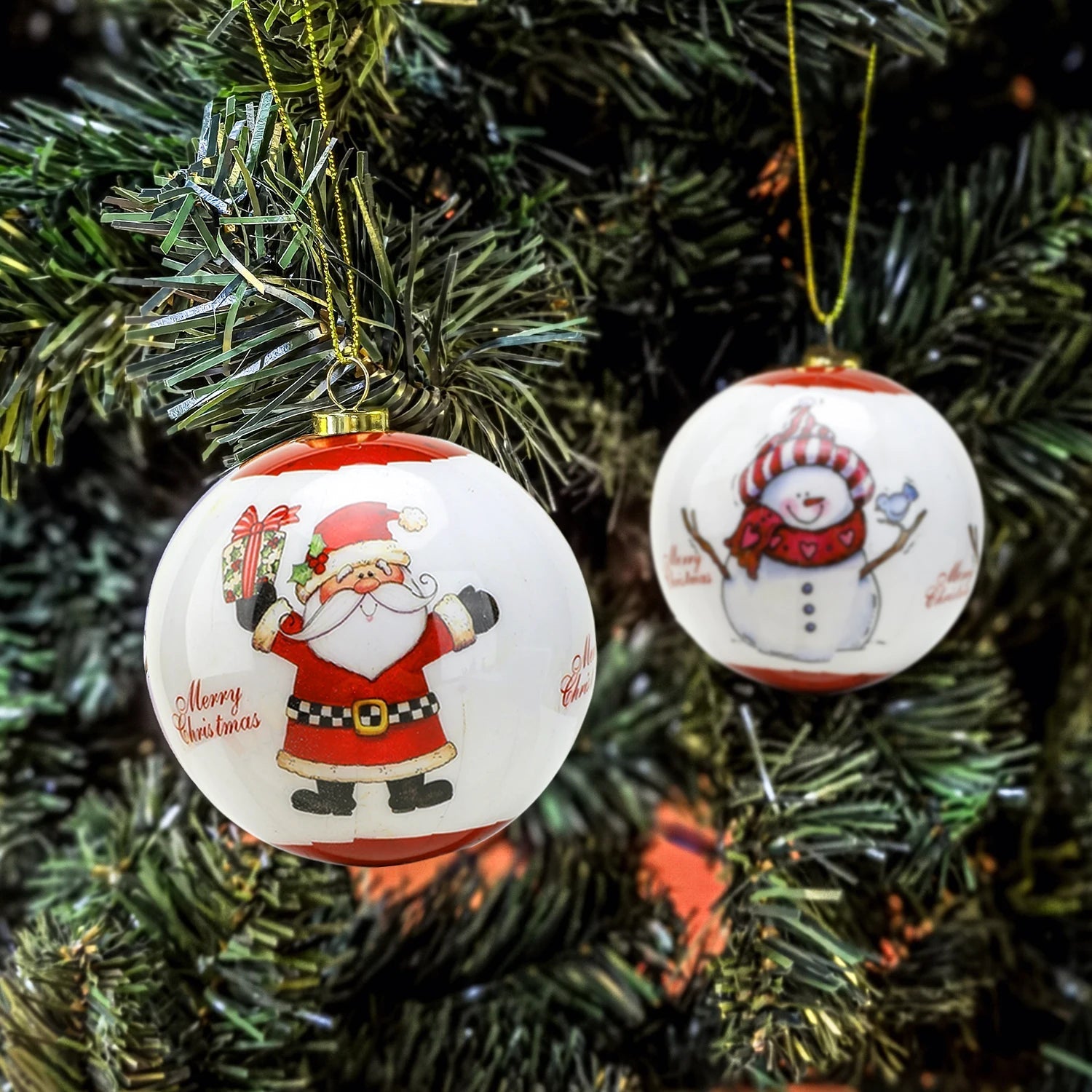 Splendore natalizio | Eleganti decorazioni per l'albero per decorazioni stagionali 1