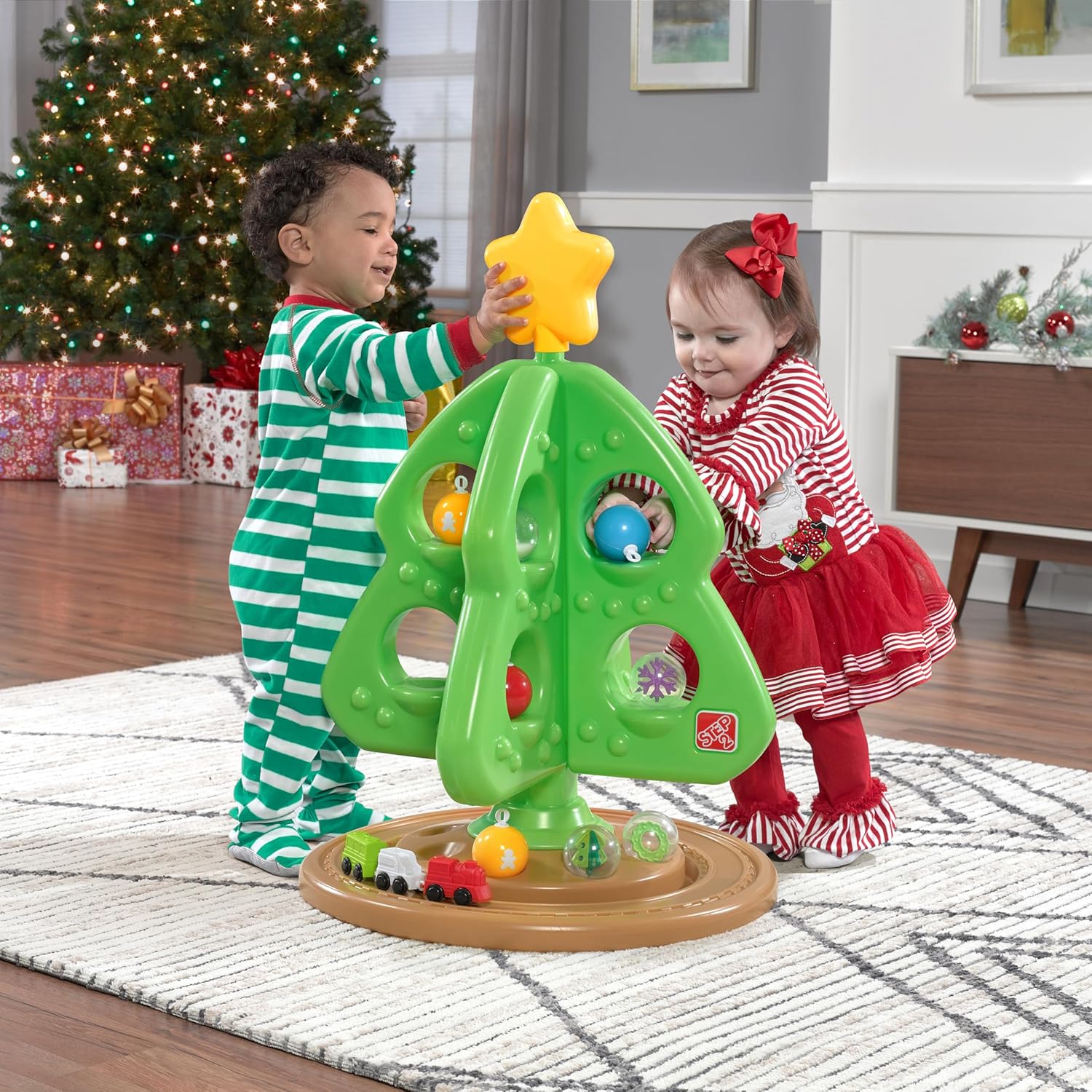 StarPlay – Set da gioco per albero di Natale in legno con decorazioni educative 0