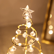 StellaPine – Lampada a LED per albero di Natale con puntale a forma di stella 1