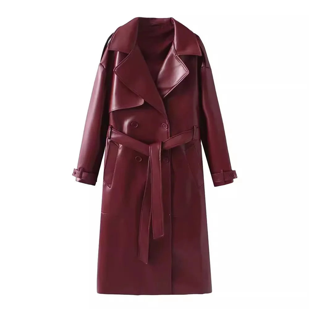 Stilvolle Vegane Leder Damenjacke - Viviette 4