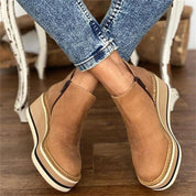 Stivaletti Donna Orthopedic con Zeppa e Zip Laterale per Supporto Arco Plantare, Comfort e Stile Elegante 1
