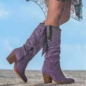 Stivali da cowboy Boho Western da donna | Al polpaccio 1