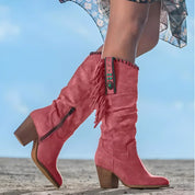 Stivali da cowboy Boho Western da donna | Al polpaccio 3