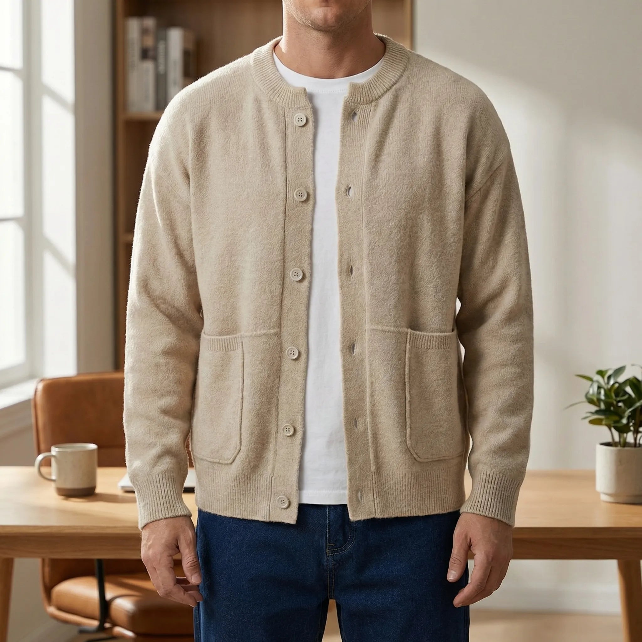 Strickjacke Mit Knopfleiste - Tristan 1