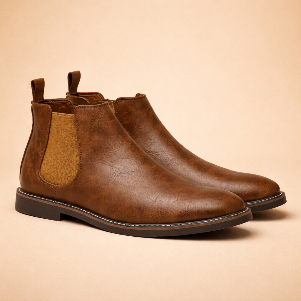 Alessio | Bottines Chelsea Classiques Slip-On pour Homme