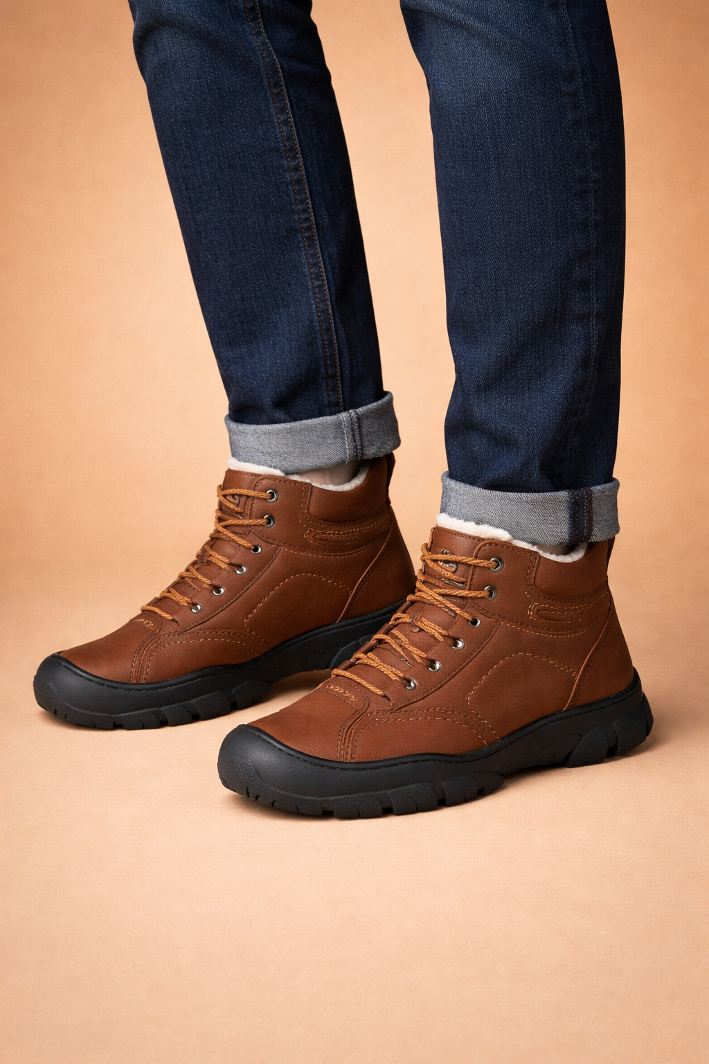 Riccardo | Sapatos para Homem Confortáveis para Exterior com Interior Quente