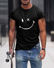 T-shirt Casual da Uomo Girocollo Estiva in Cotone Comoda 3