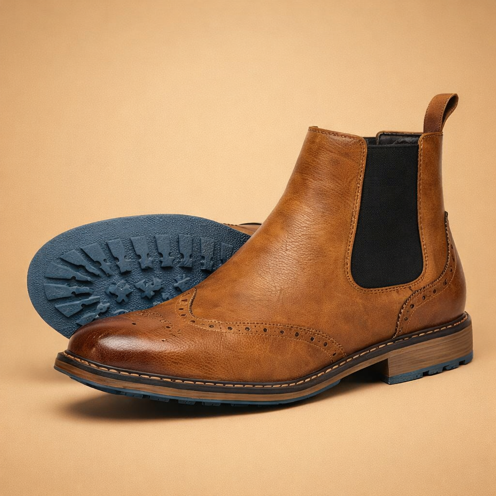 Federico | Botas Chelsea Clássicas Confortáveis para Homem