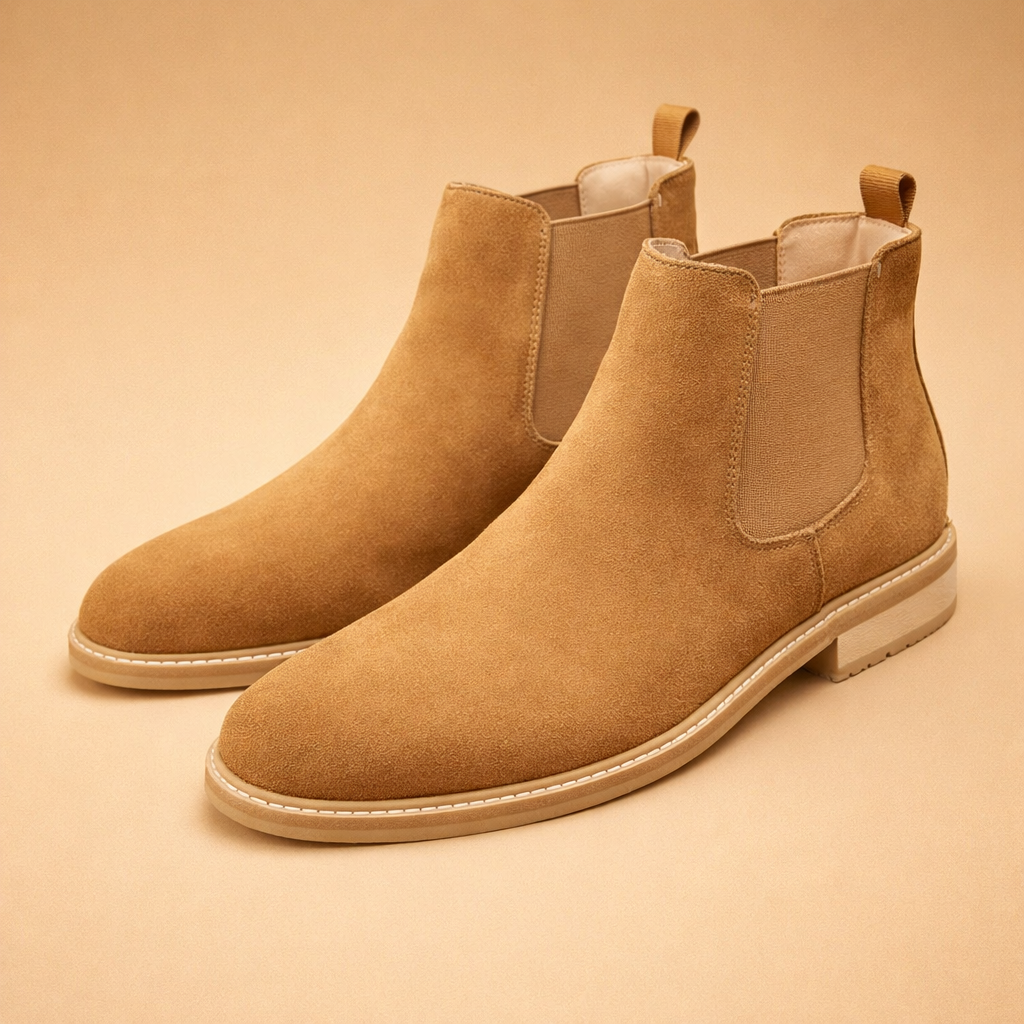 Riccardo | Elegante Chelsea enkellaarsjes voor heren Slip-On