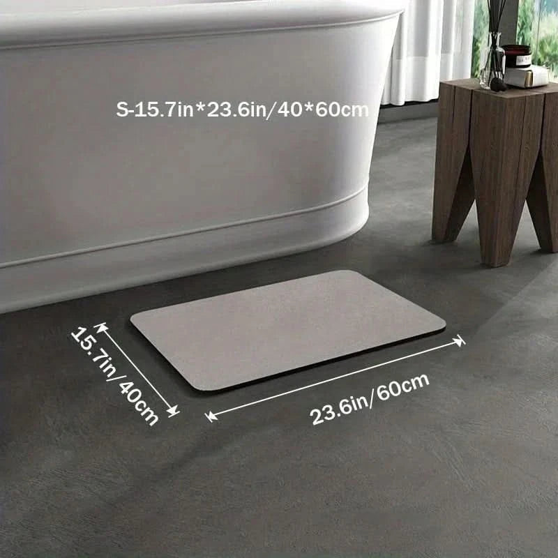 Tappetino da bagno in diatomite antiscivolo ad asciugatura rapida 0