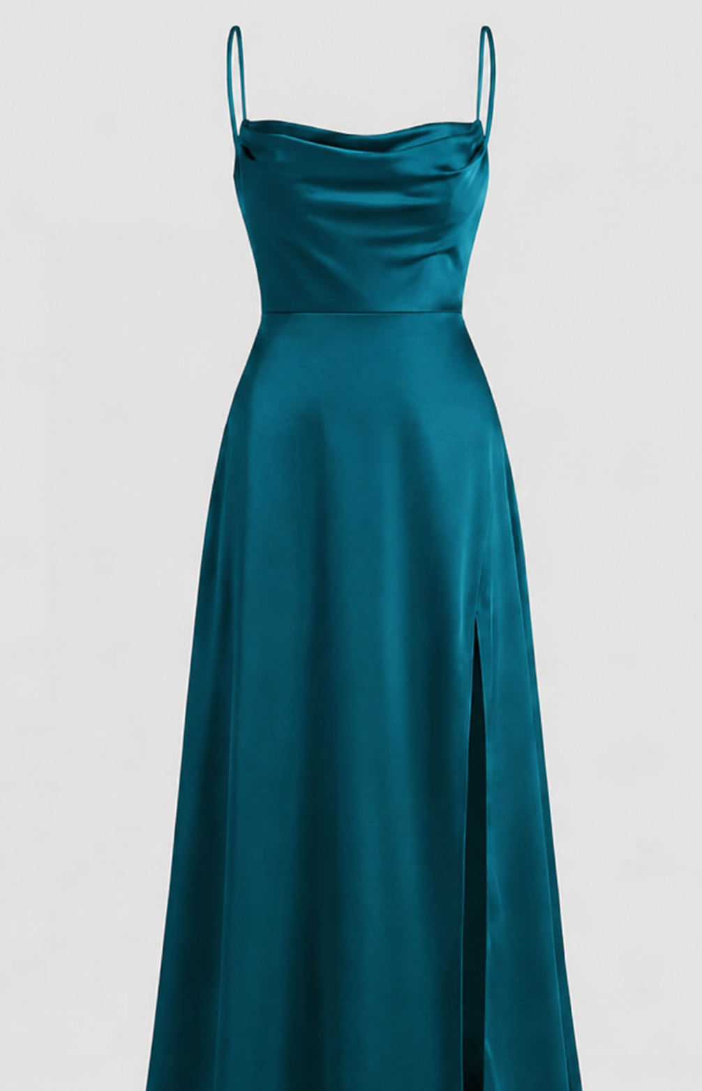 Abito Lungo Elegante Da Donna Con Spacco Per Cerimonia Estiva - Stile E Comfort In Ogni Occasione