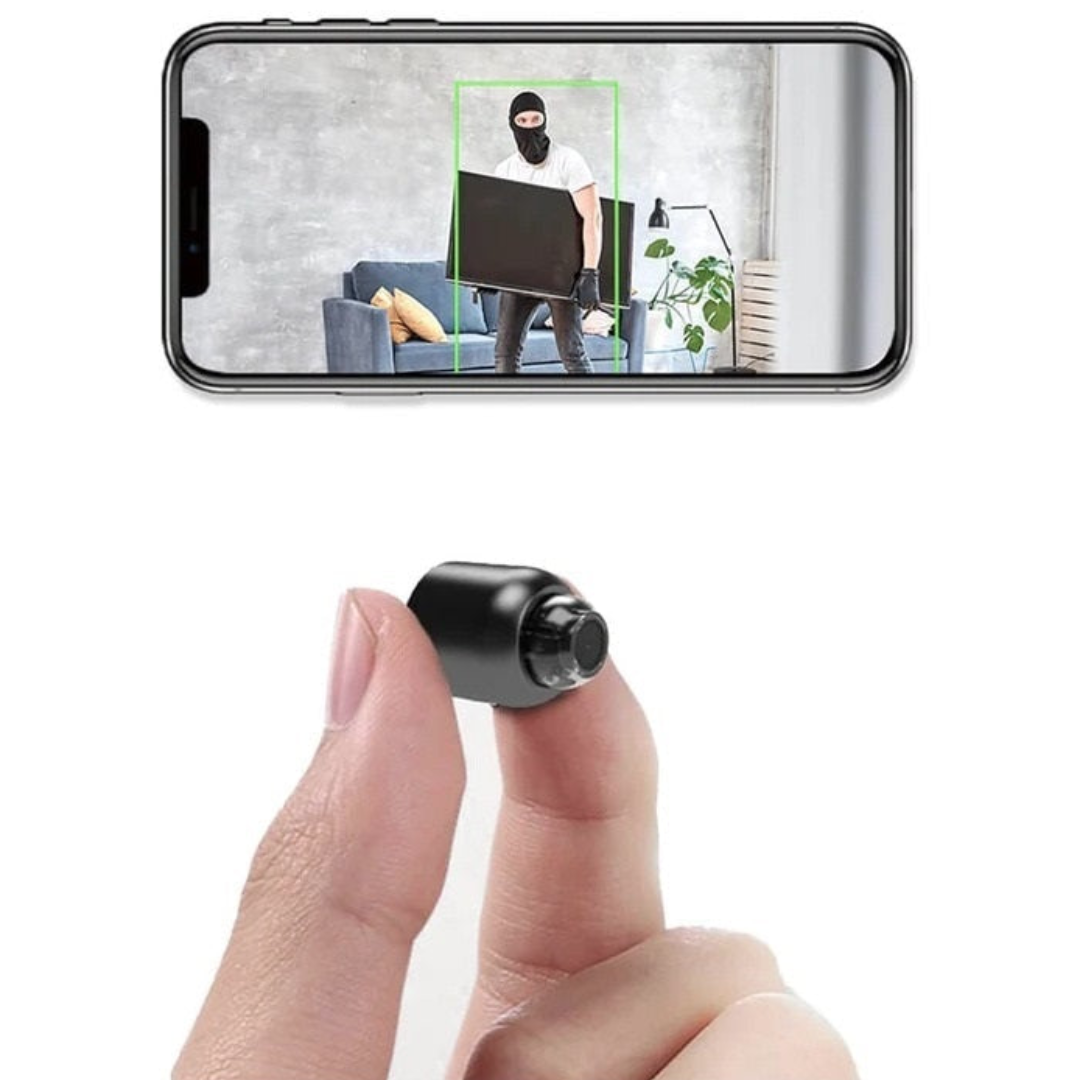 Telecamera WiFi Compatta con Visione Notturna e Design Discreto – Sicurezza 24 Ore su 24 0