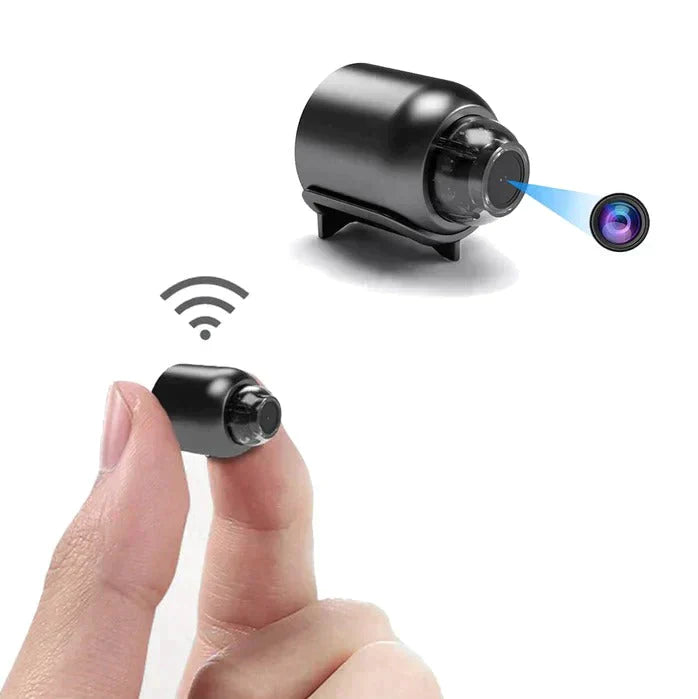 Telecamera WiFi Compatta con Visione Notturna e Design Discreto – Sicurezza 24 Ore su 24 1