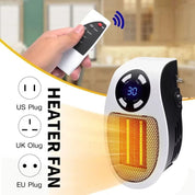 ThermoWave | Riscaldatore in ceramica da parete con telecomando e riscaldamento rapido 3