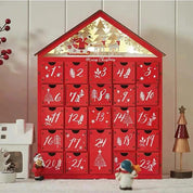 TimberGlow | Elegante calendario dell'Avvento in legno con luci decorative natalizie 0