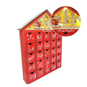 TimberGlow | Elegante calendario dell'Avvento in legno con luci decorative natalizie 4