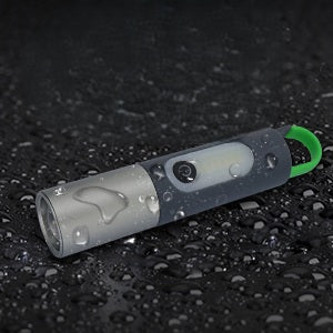 Torcia LED ricaricabile con zoom – Luce laser bianca compatta super luminosa per campeggio, escursionismo, casa ed emergenze all'aperto 7