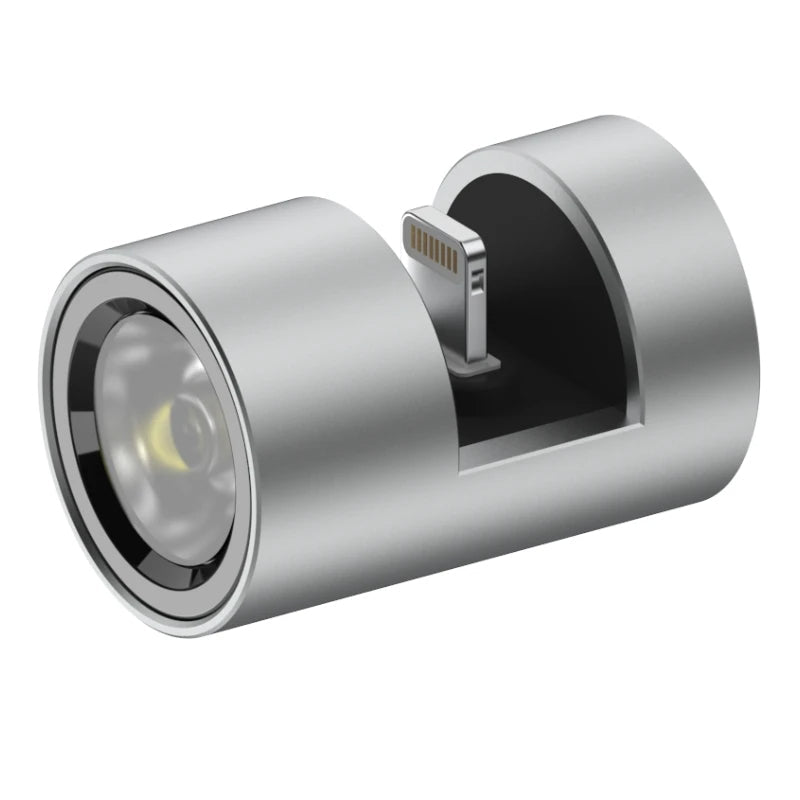 Torcia USB ricaricabile - Torcia tascabile ad alta potenza da 280 lumen per illuminazione tattica all'aperto 5