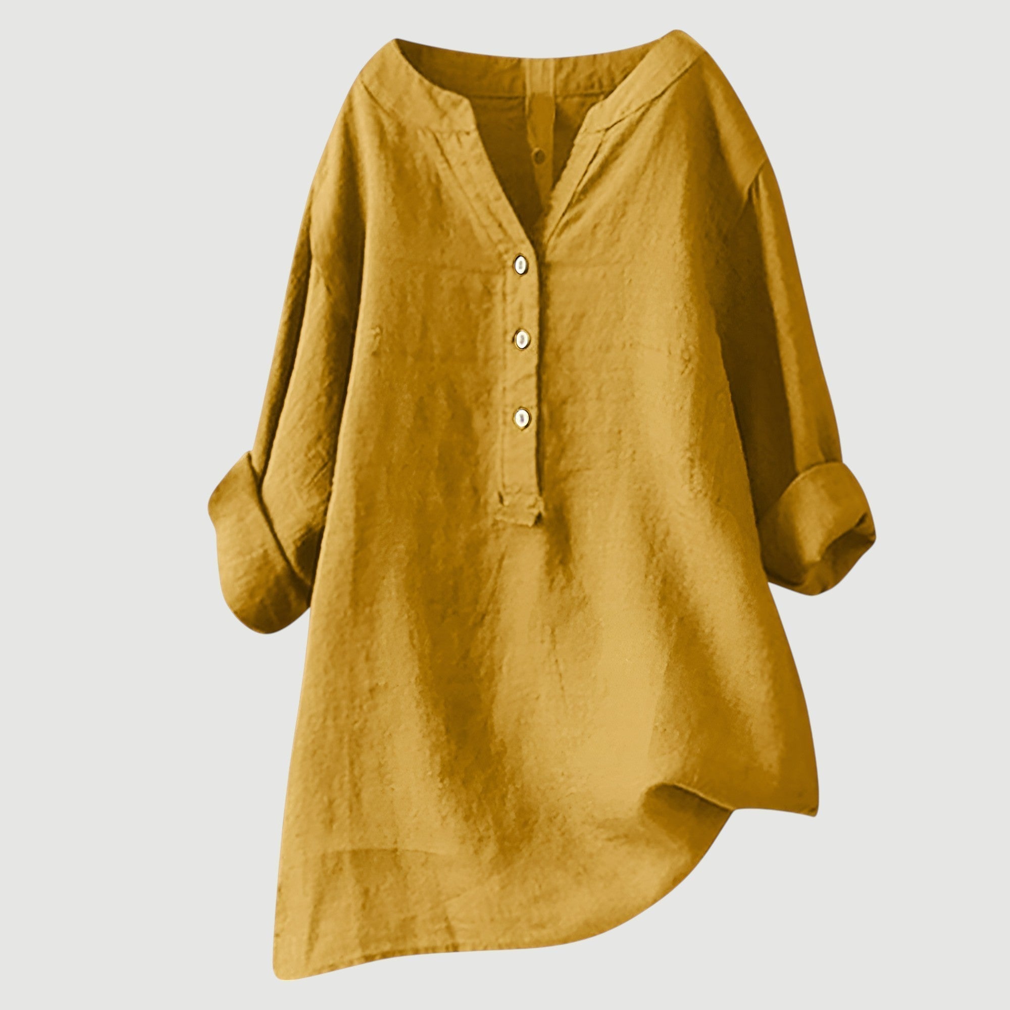 Tunica Rilassata con Bottoni per Donne - Stile Elegante e Versatile 2