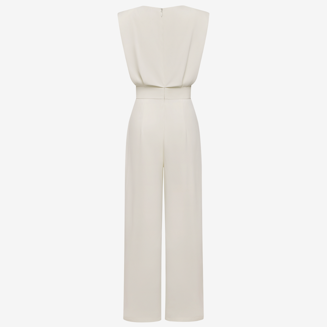Tuta Donna Elegante con Cintura Definita e Gamba Ampia 1
