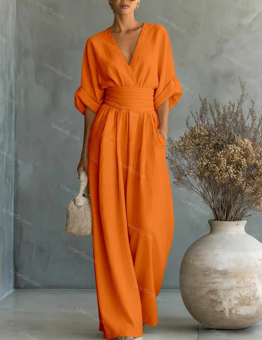 Tuta da Donna Elegante con Scollo a V e Design Contemporaneo 12