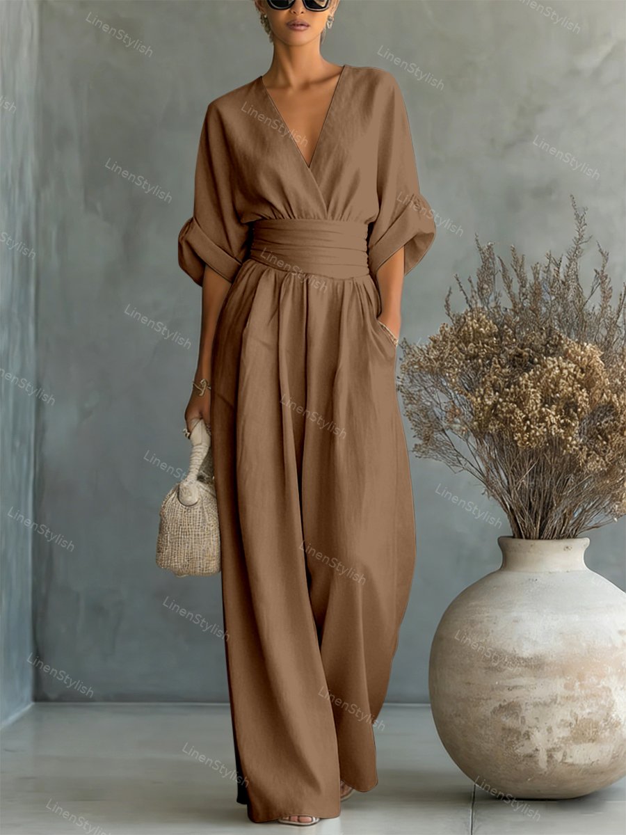 Tuta da Donna Elegante con Scollo a V e Design Contemporaneo 13