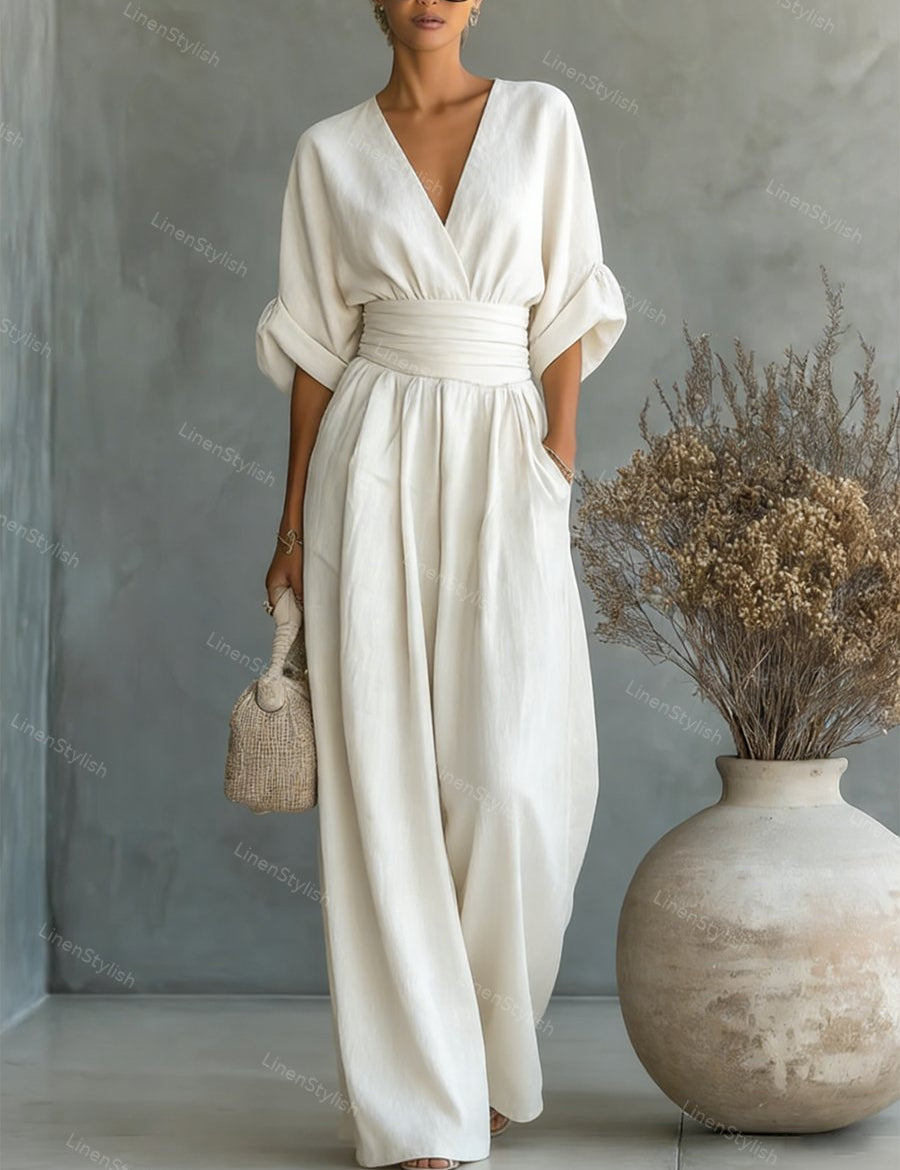 Tuta da Donna Elegante con Scollo a V e Design Contemporaneo 2