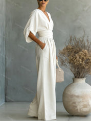 Tuta da Donna Elegante con Scollo a V e Design Contemporaneo 5