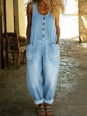 Tuta da Donna Vintage Comoda e Versatile per Look Casual 0