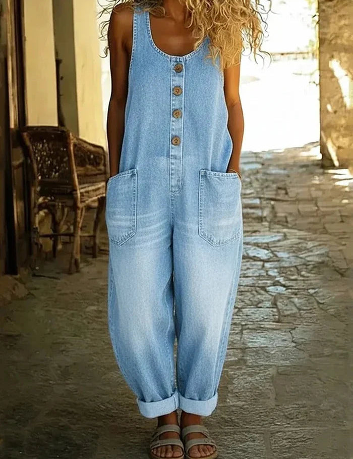 Tuta da Donna Vintage Comoda e Versatile per Look Casual 0