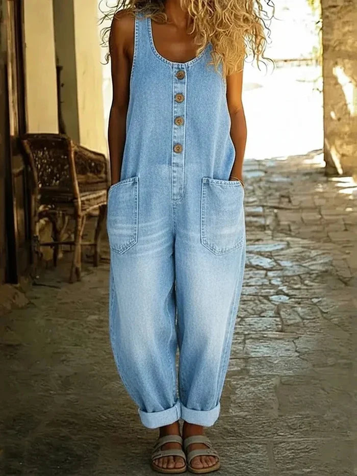 Tuta da Donna Vintage Comoda e Versatile per Look Casual 0