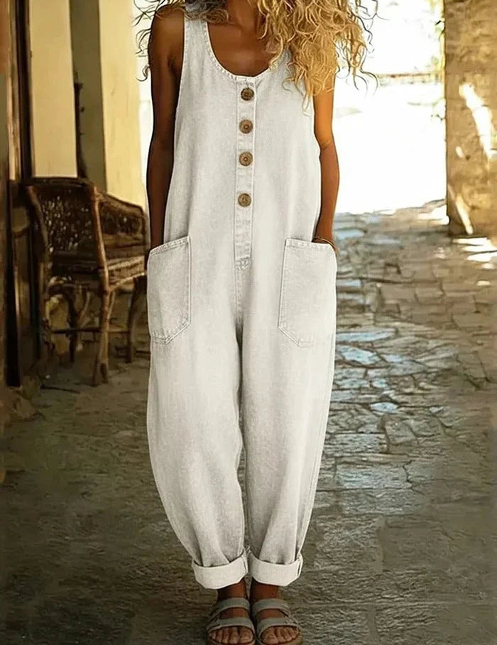 Tuta da Donna Vintage Comoda e Versatile per Look Casual 3