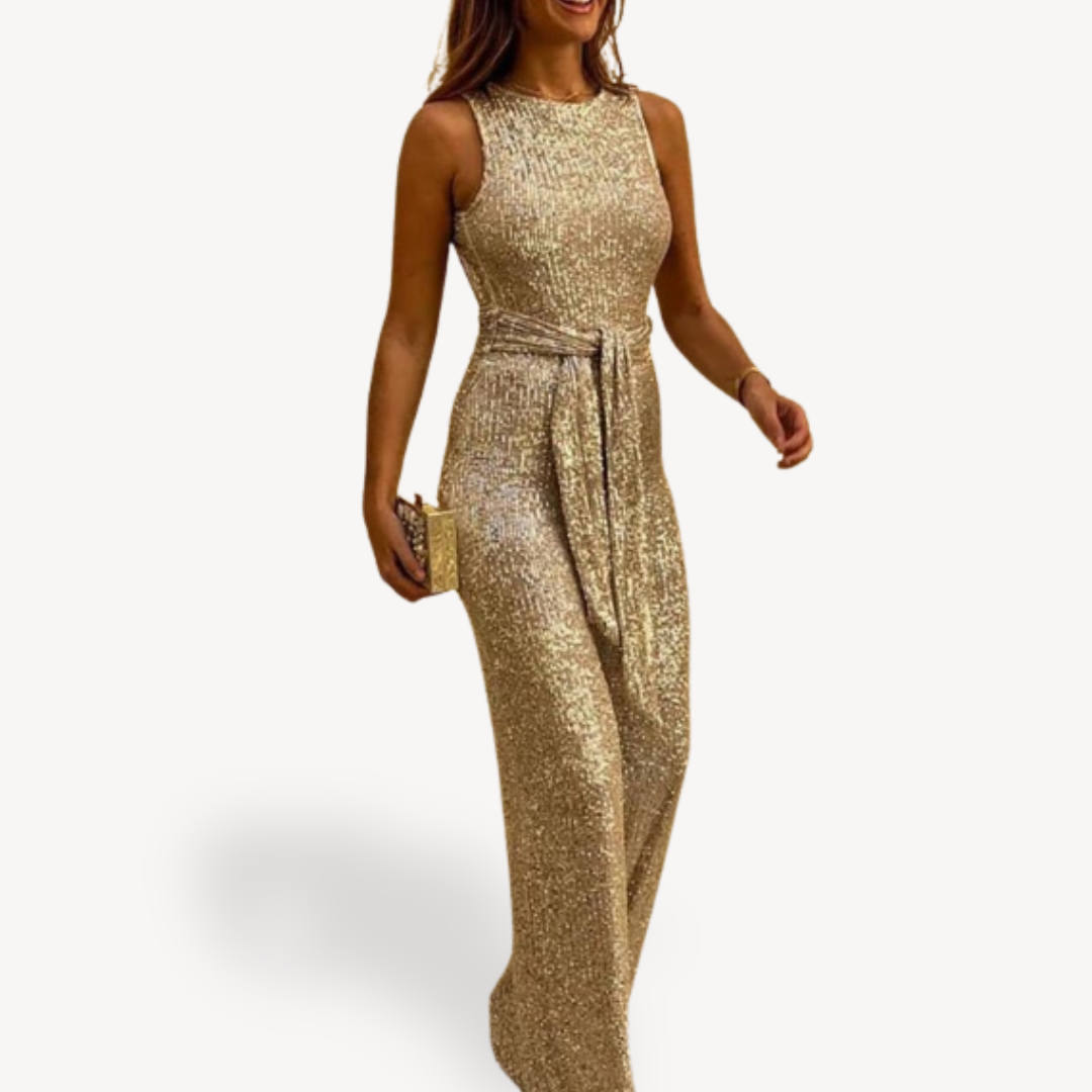 Tuta da sera con paillettes da donna | Maxi | Capodanno 2