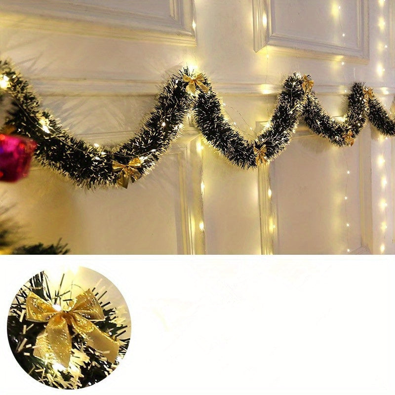 TwinkleTinsel – Set di 2 luci natalizie a LED per uso interno ed esterno 9
