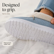Veluna – Plush-Lined Canvas Slip-On Winter Shoes 6